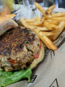 Crabcake Sandwich.