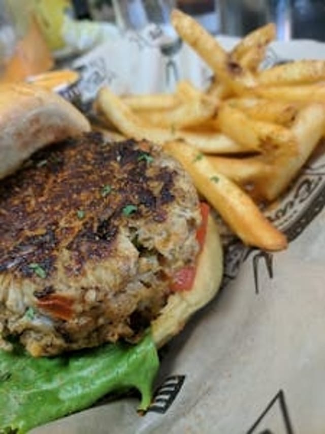 Crabcake Sandwich.