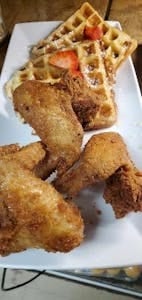 Chicken and Waffles.