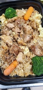 Grilled Chicken Over Jasmine Rice.