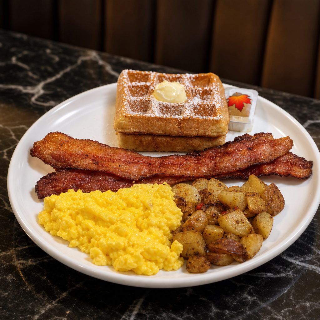 Bistro Big Breakfast (Waffles).