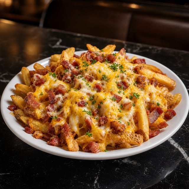 Bacon Cheese Fries.