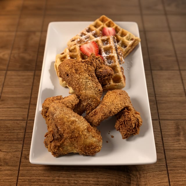 Chicken and Waffles.