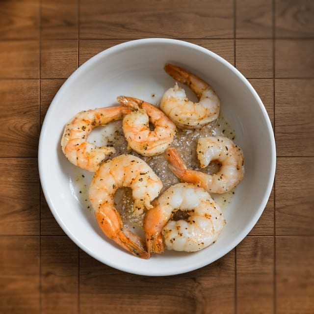 4 Piece Colossal Sauteed Shrimp.