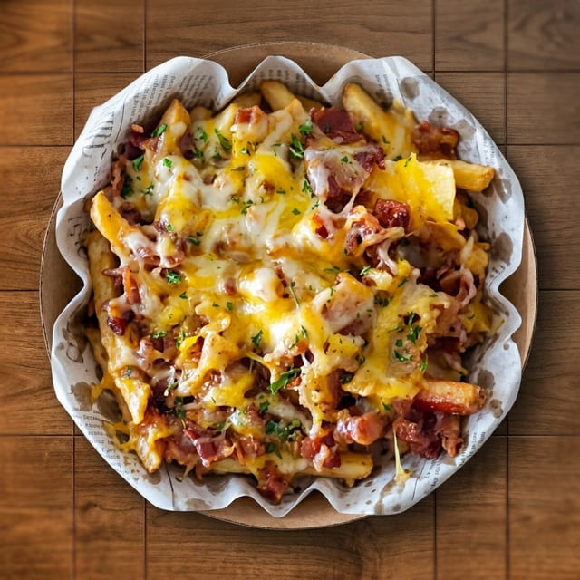 Bacon Cheese Fries.